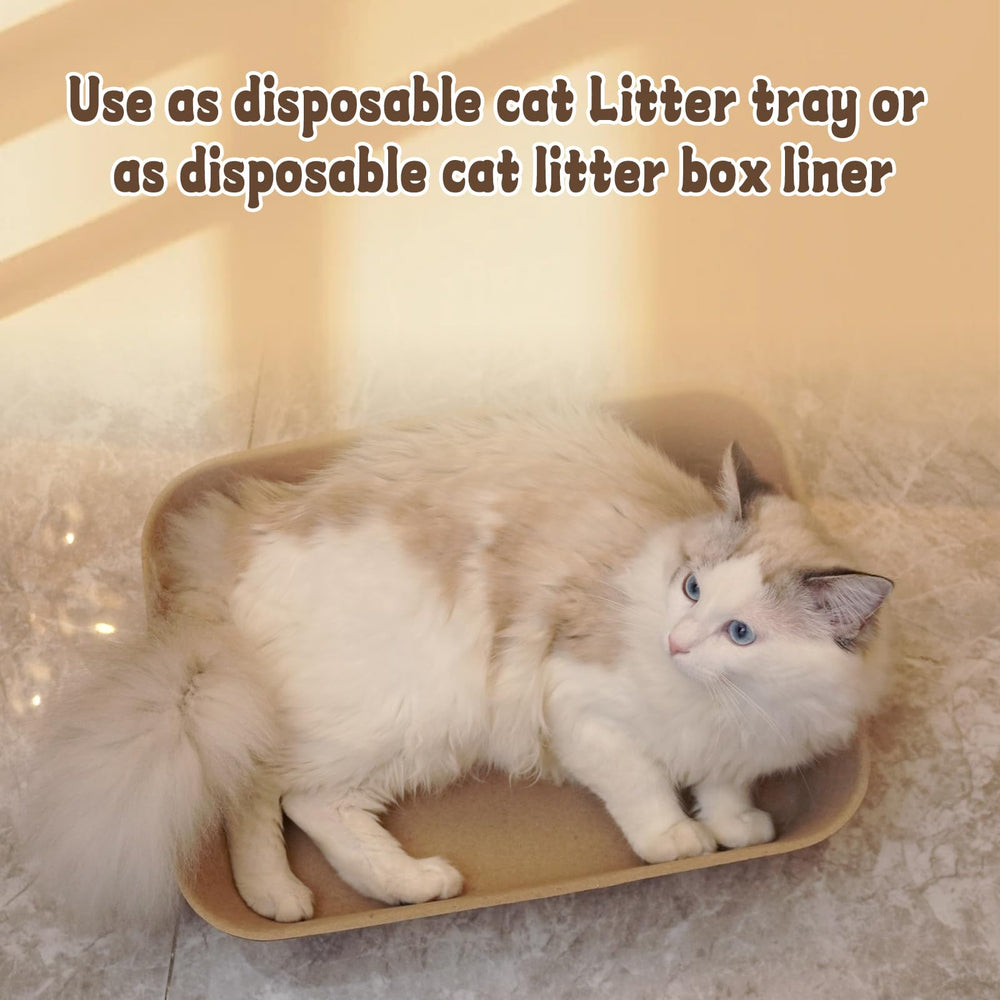 YCSKJK disposable cat litter box lightweight design for easy transport