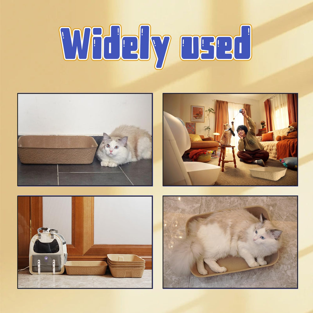 YCSKJK disposable cat litter box versatile as tray or liner