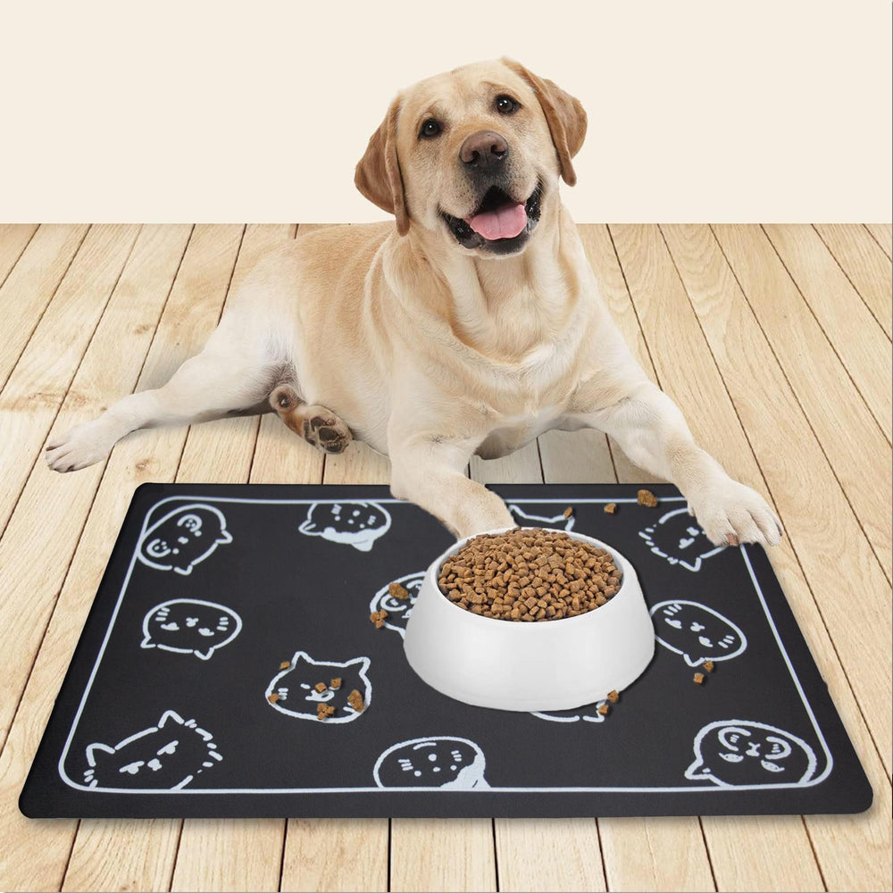 YCT cat food mat makes daily feeding neater and more organized.