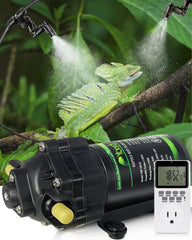 Ycxydr automatic mister system timer control shows precise scheduling for terrarium humidity.