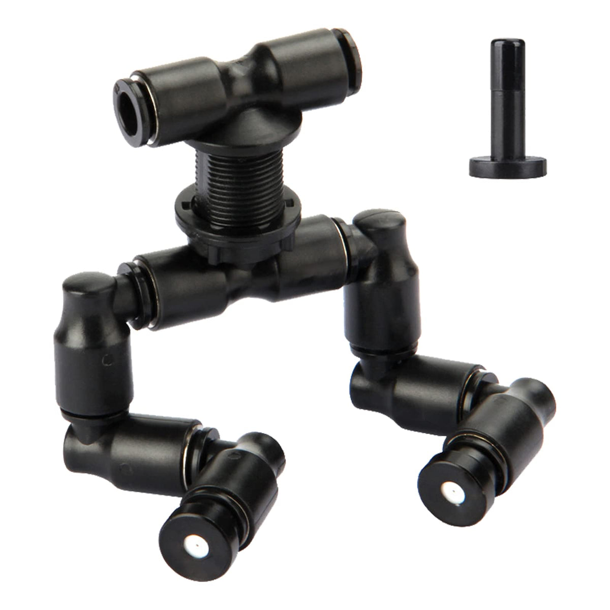 YCXydr reptile mister nozzle assembly shows a versatile 360-degree misting setup for terrariums.