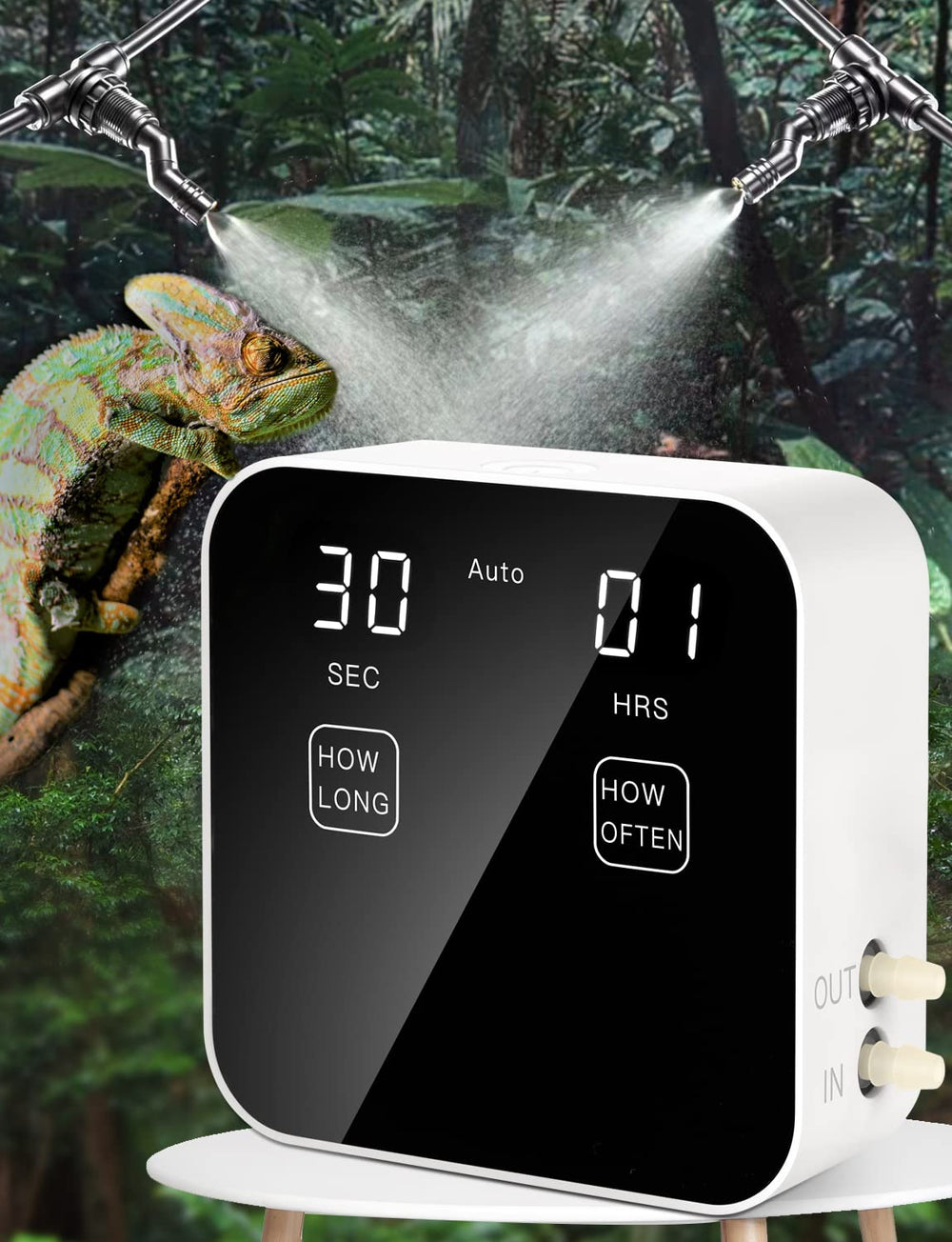 Ycxydr Reptile Mister Quiet Host delivers peaceful nights for terrarium dwellers