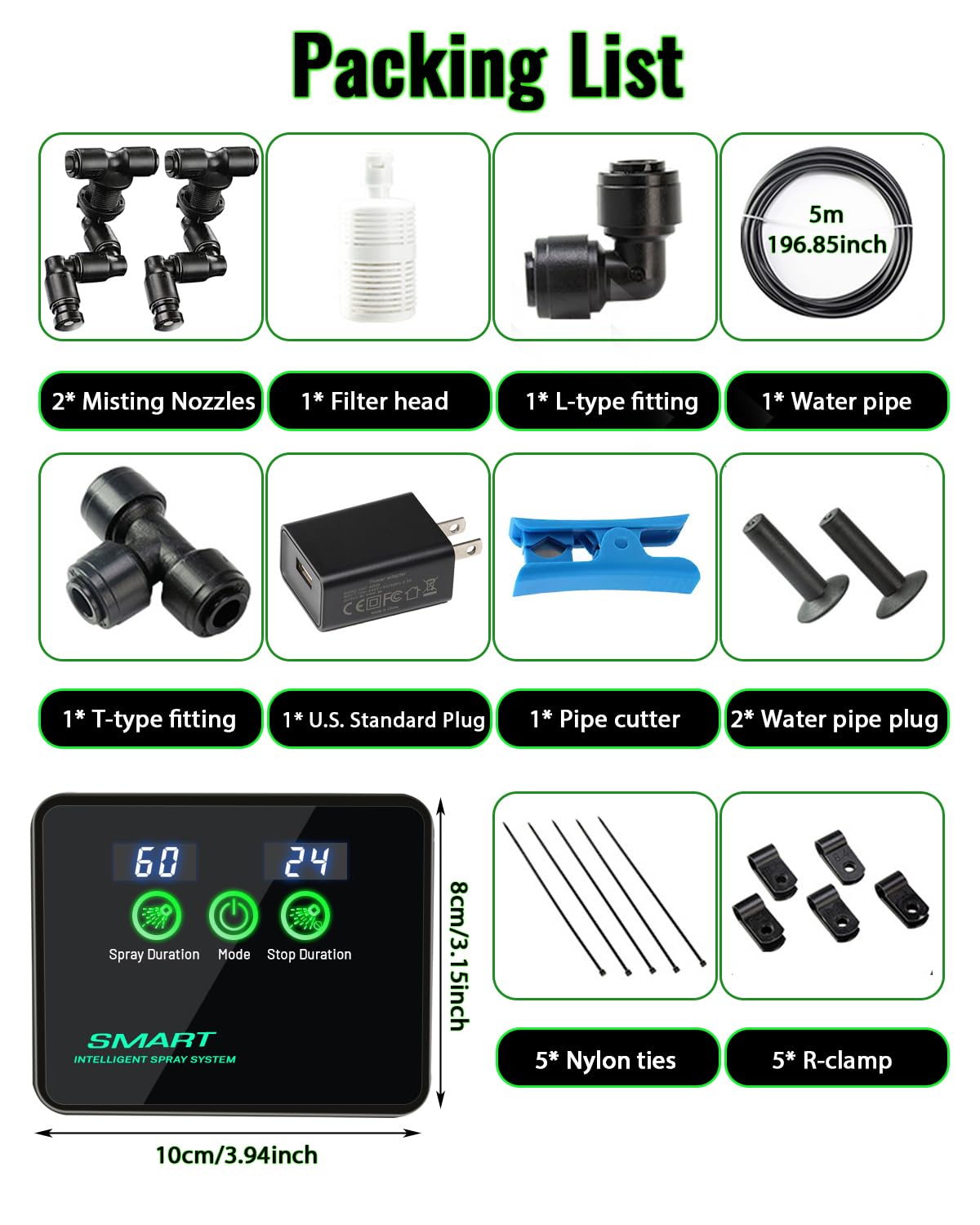 Ycxydr USB powered humidifier suited for compact tanks.