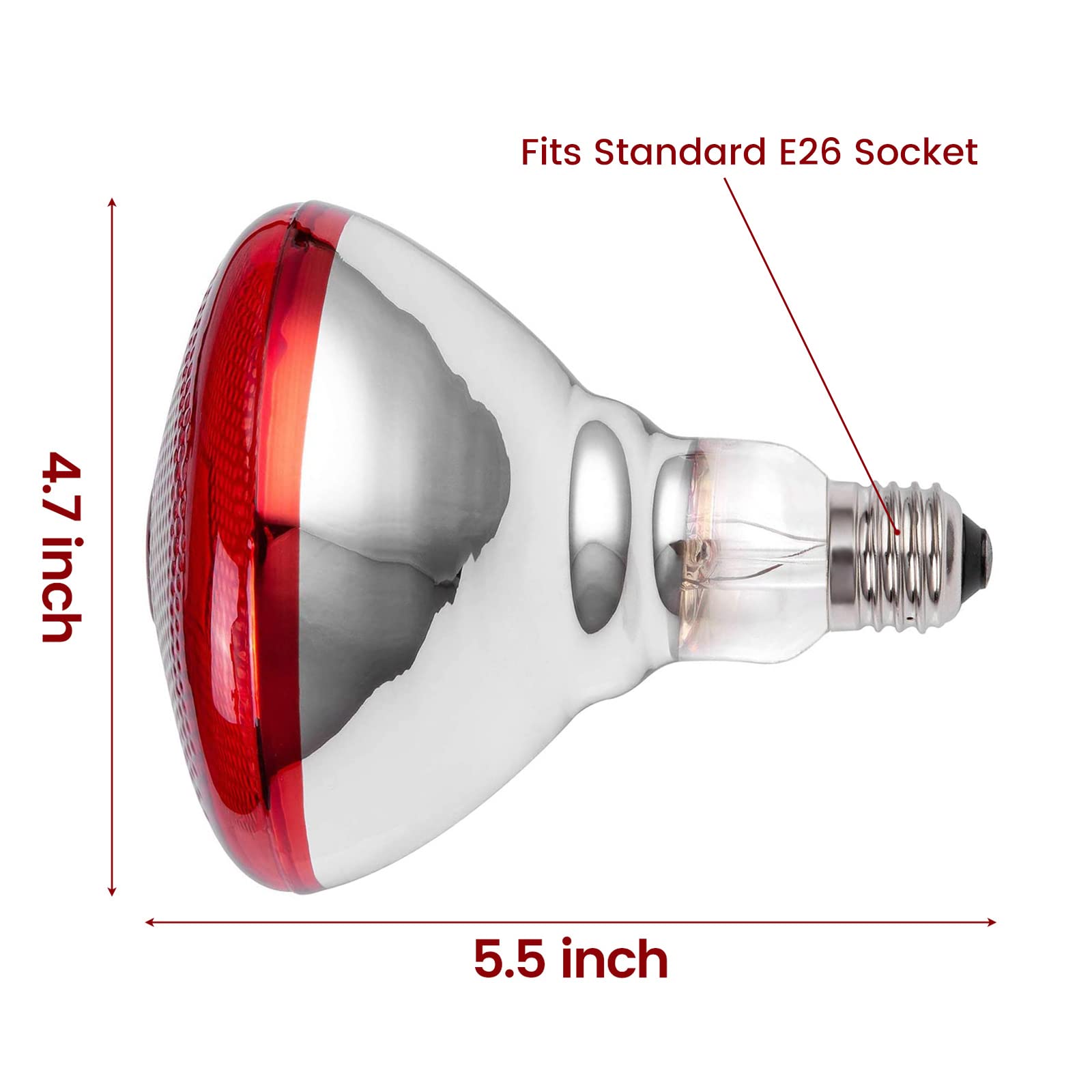 YEAOI reptile heat lamp setup delivering gentle warmth.