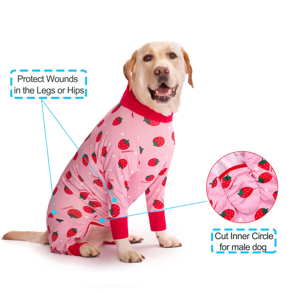 Yeapeeto dog recovery suit with breathable fabric for cool wear