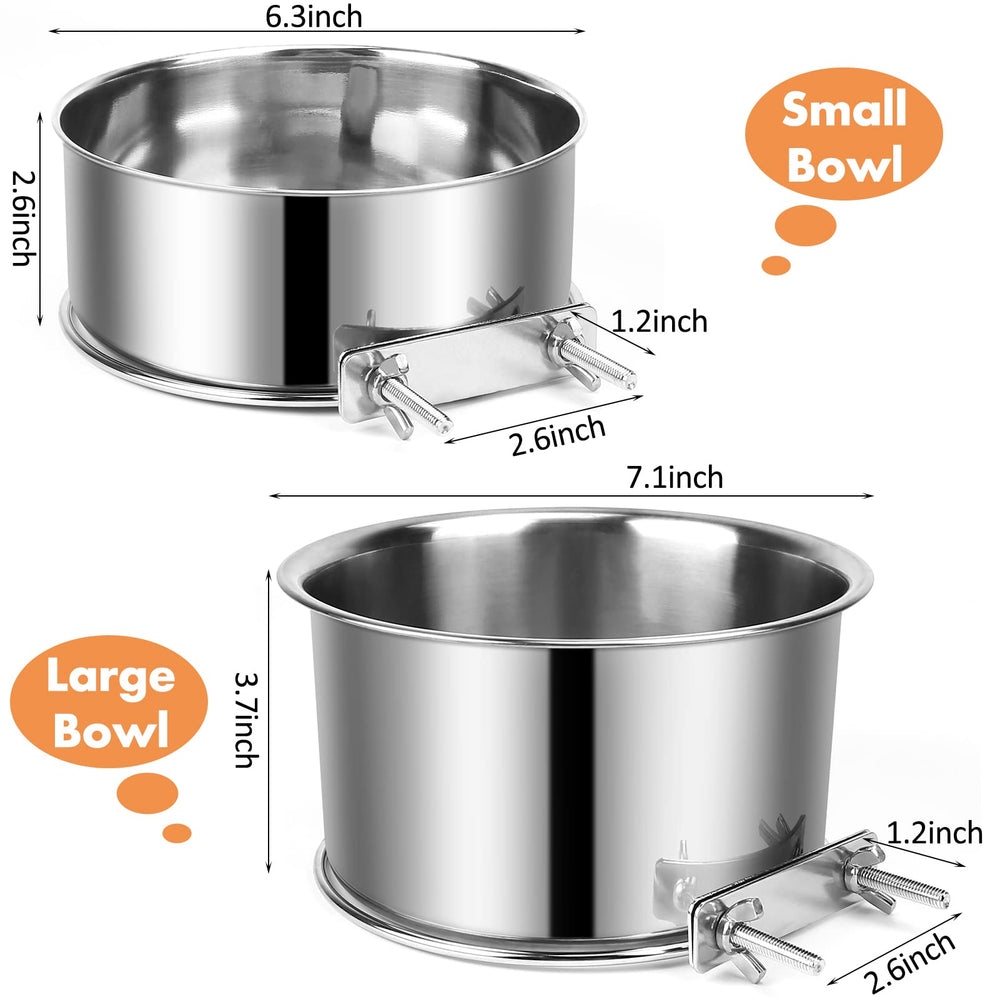YECERCAN 40oz food bowl designed for tidy crate meals.