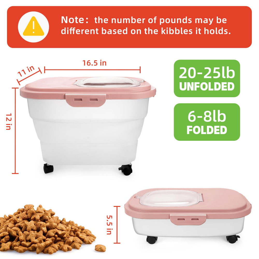 YECERCAN measuring cup and dog scoop included for portions