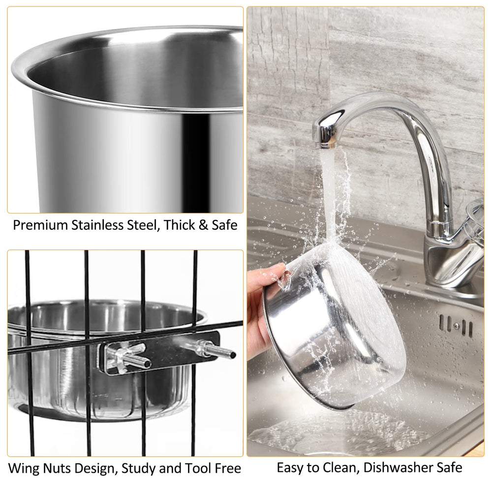 YECERCAN close-up shows durable stainless steel surface.