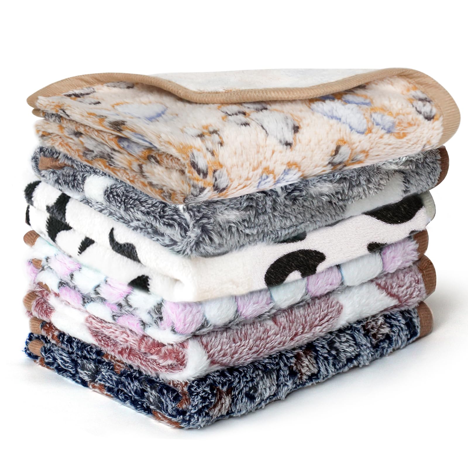 YedsIntu six pack blankets for small animals, cozy warmth and easy care.