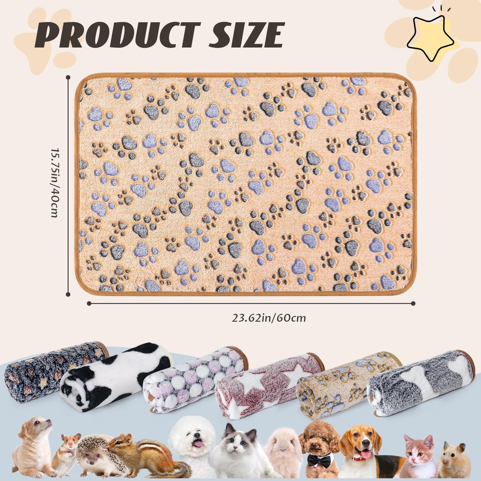 YedsIntu blanket with waterproof lining protects floors and cages from spills.
