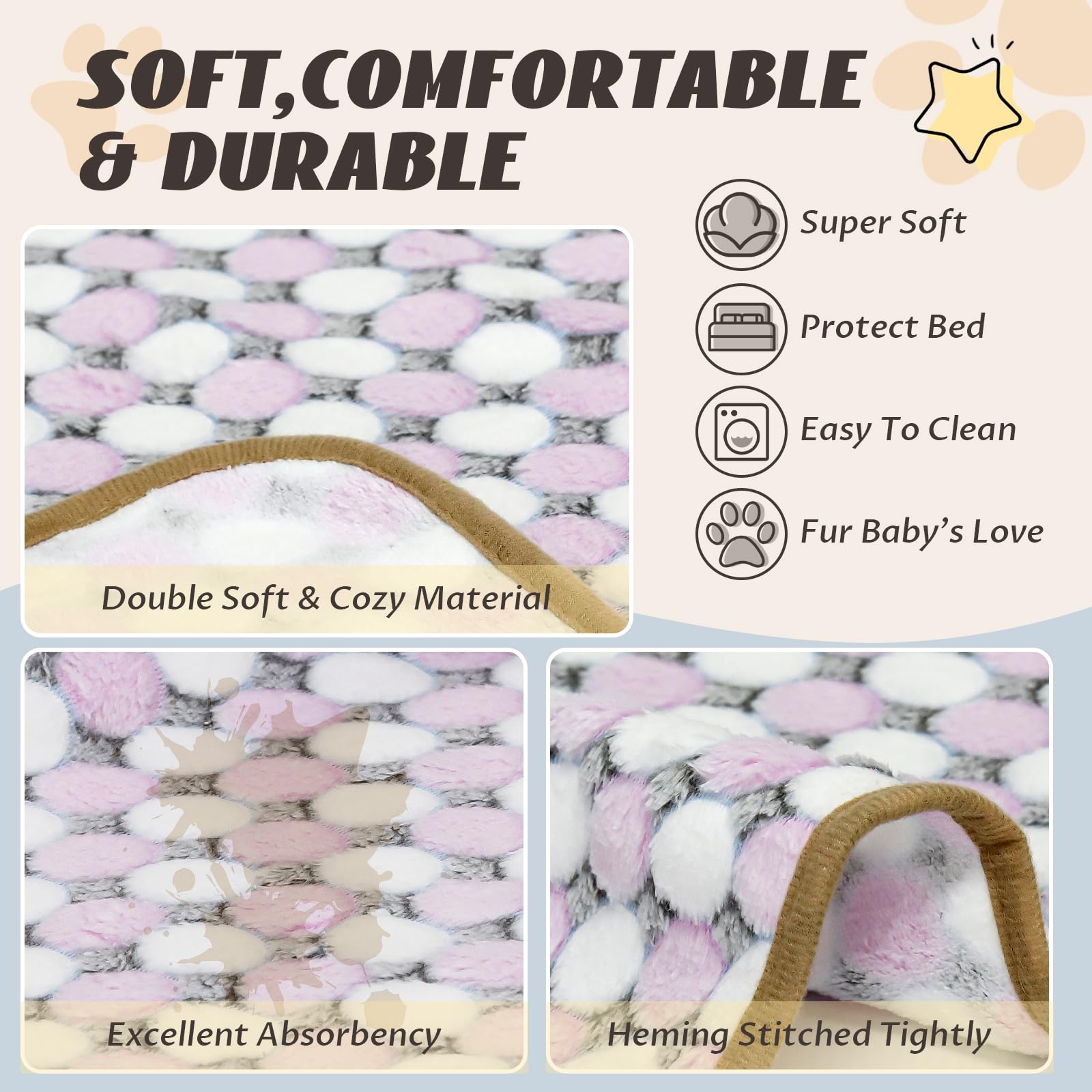 YedsIntu waterproof lining helps prevent spills and stains