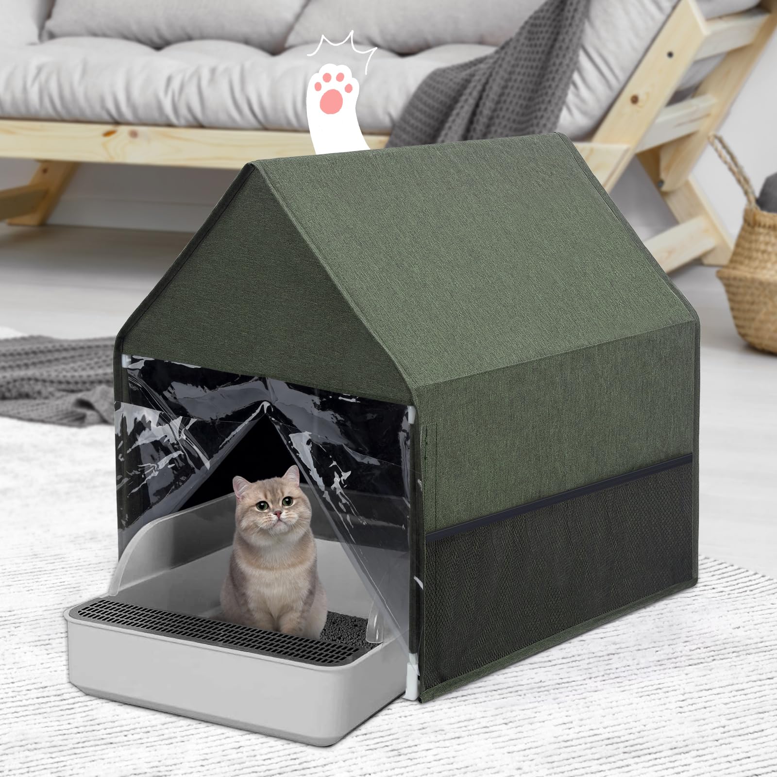 Yeebeny easy-clean design with detachable cover.