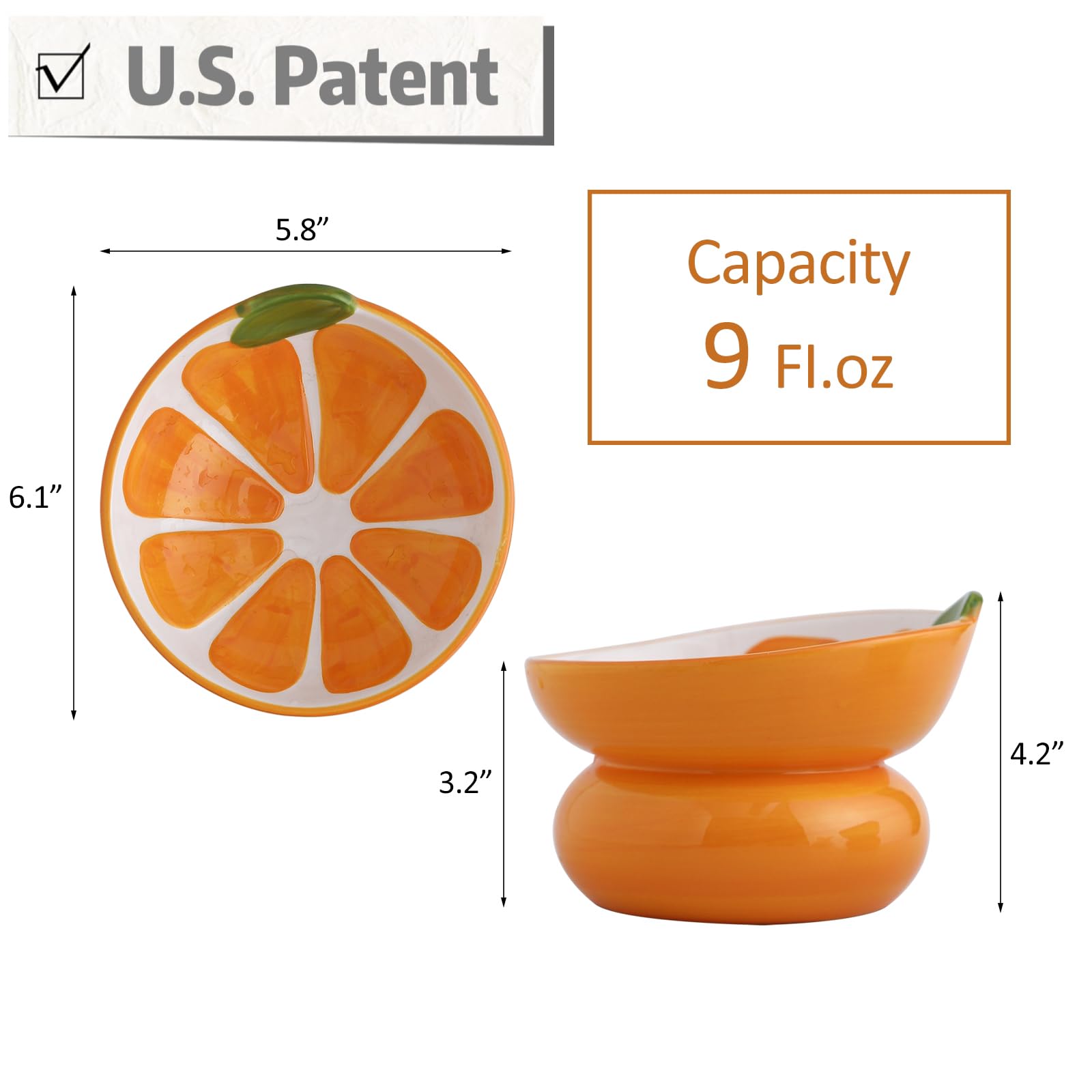 Yeexoxow elevated bowl with 15-degree tilt, easing front-access for flat-faced cats.