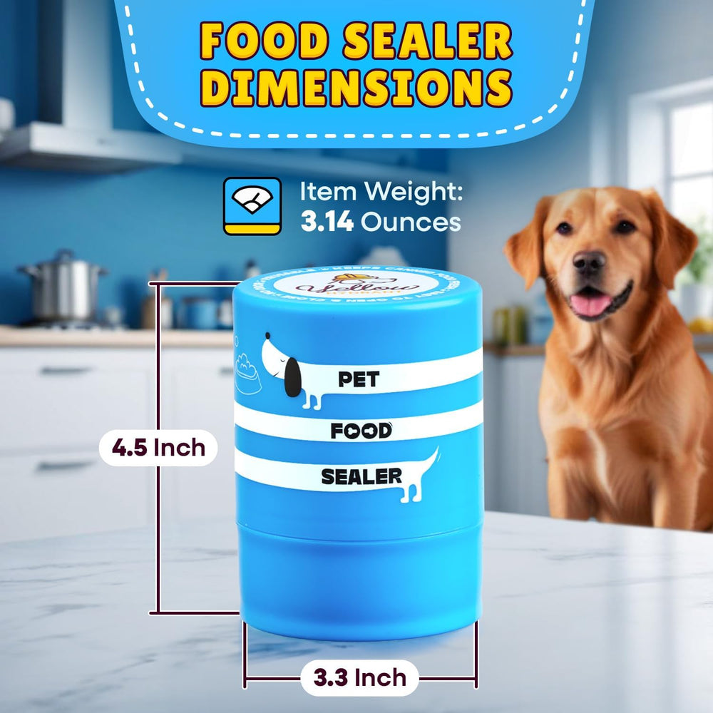 Yellow Hydrant patent-pending design delivers durable, easy-to-clean pet food storage.