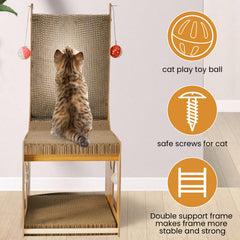 YEMOO double-sided cat scratcher extends use and value for busy households
