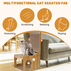 YEMOO solid wood frame adds durability while keeping the cardboard surface eco-friendly
