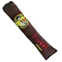 Yeowww! Catnip Cigar close-up reveals leaf-top texture for aromatic play.
