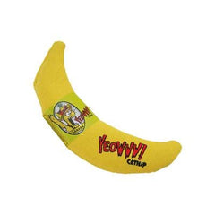 Yeowww! catnip banana toy ideal for batting and tossing.