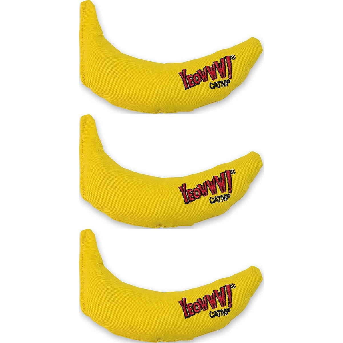 Yeowww! DuckyWorld banana catnip toy leaves invite active play.