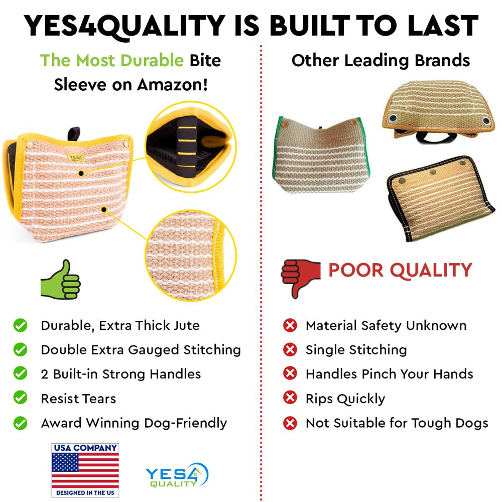 YES4QUALITY bite wedge for medium to large dogs supports safe training