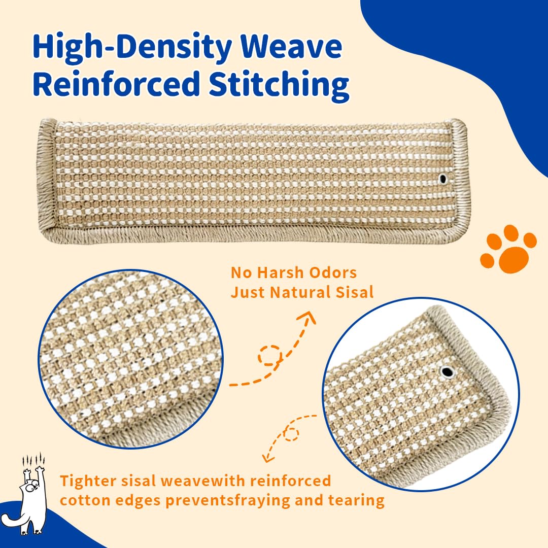 Yesibeike sisal ball 2 included for DIY teaser options.