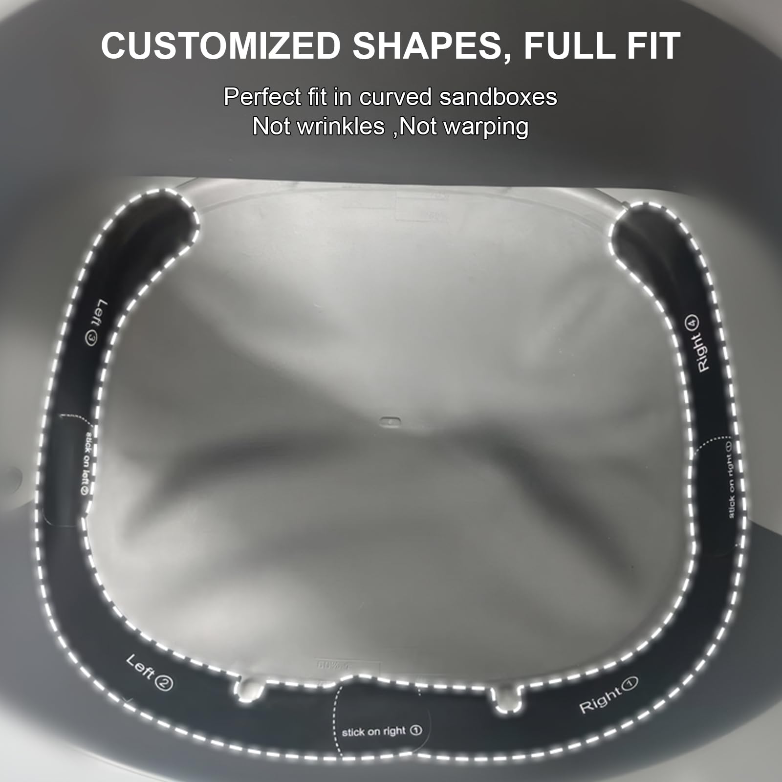 YESORMLING Cat Litter Mat Sticker easy cleaning on silicone surface
