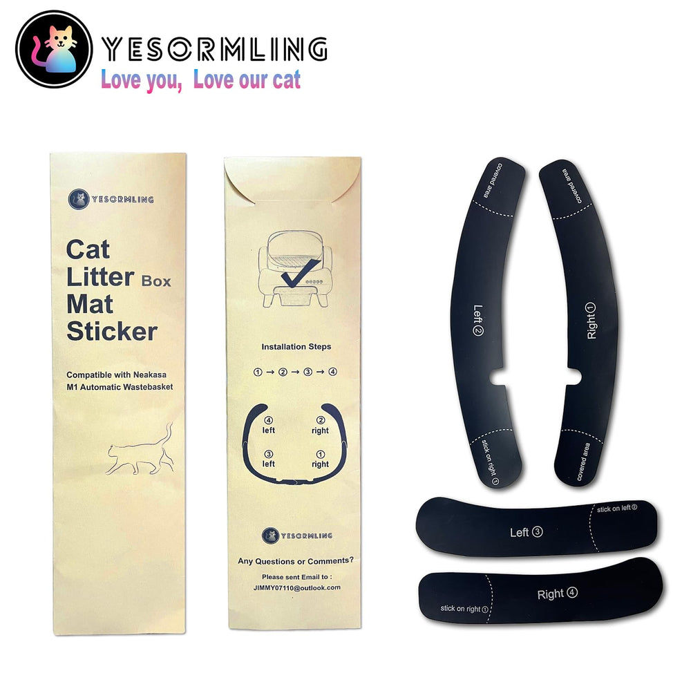 YESORMLING Cat Litter Mat Sticker scratch-resistant material for daily use