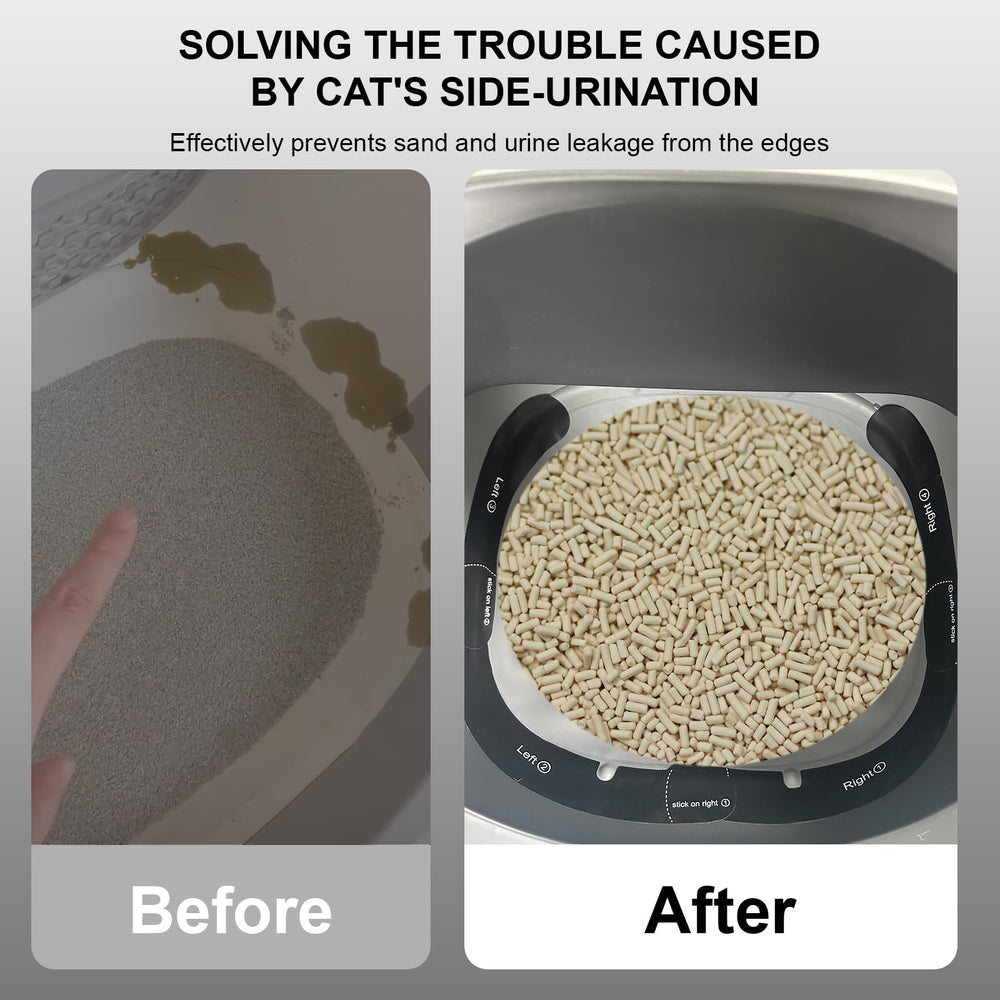 YESORMLING Cat Litter Mat Sticker silicone surface feels soft and cat-friendly