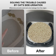 YESORMLING Cat Litter Mat Sticker silicone surface feels soft and cat-friendly