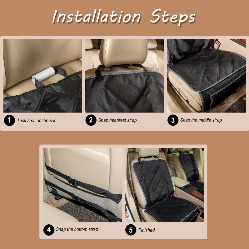 YESYEES waterproof and dirt-proof cover shields seats from spills and scratches.