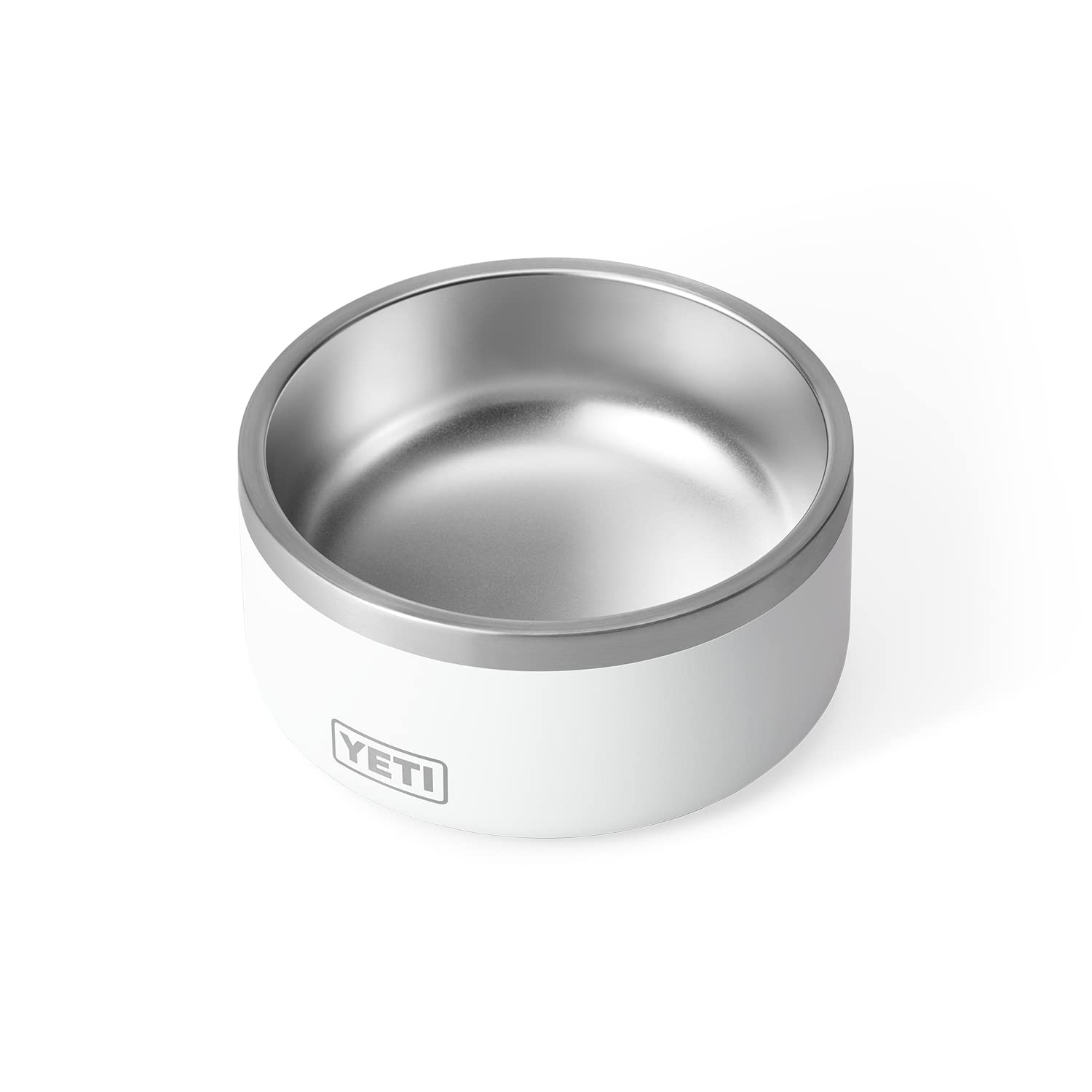 YETI Boomer 4 stainless bowl side view highlighting compact size