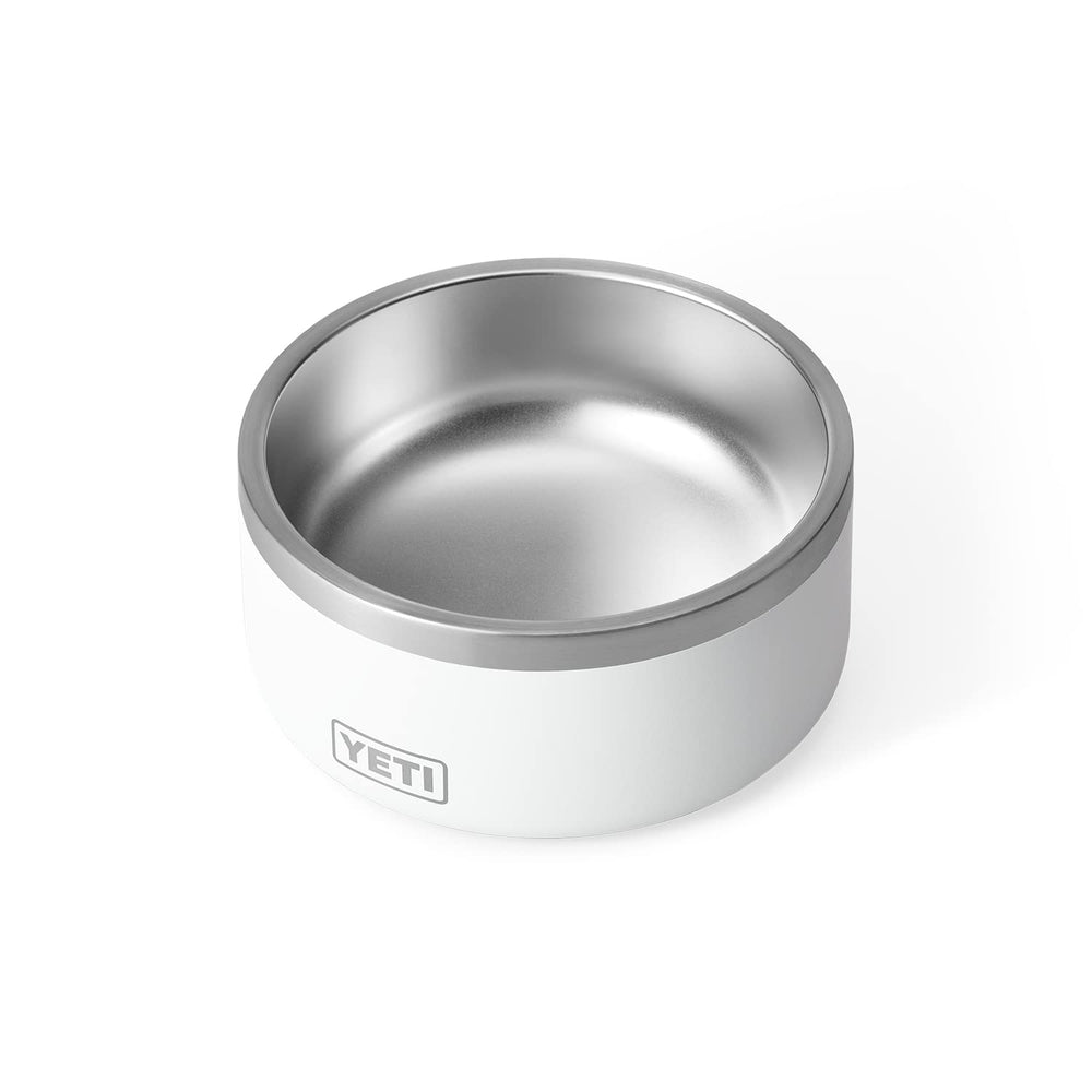 YETI Boomer 4 stainless bowl side view highlighting compact size
