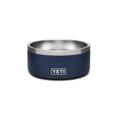YETI Boomer 4 dog bowl navy front view showing 32-ounce capacity