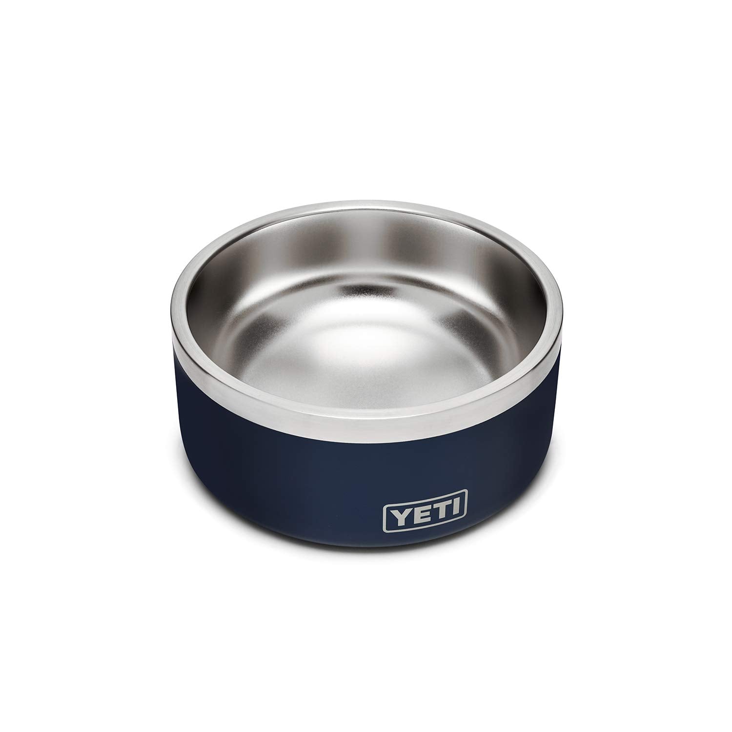 YETI Boomer 4 dog bowl navy non-slip ring closeup