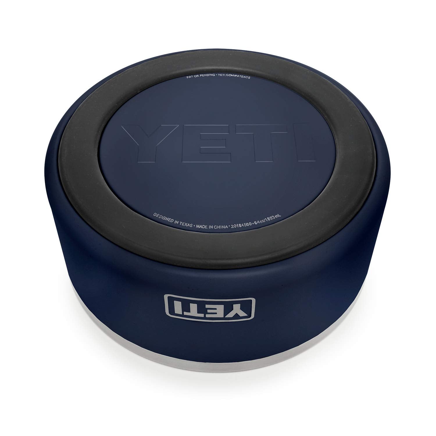 YETI Boomer 8 holds 64 ounces of kibble or water for large dogs