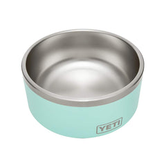 YETI Boomer 8 with bearfoot non-slip ring demonstrates spill prevention in action.