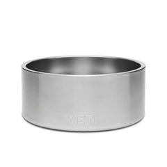 YETI Boomer 8 stainless steel dog bowl ready for kibble and water.