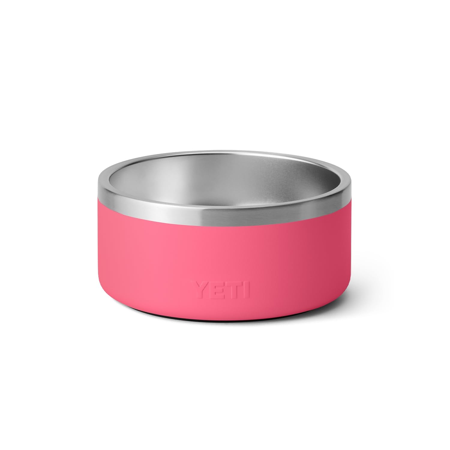 YETI Boomer 4 with non-slip ring keeps feeding in place during meals.
