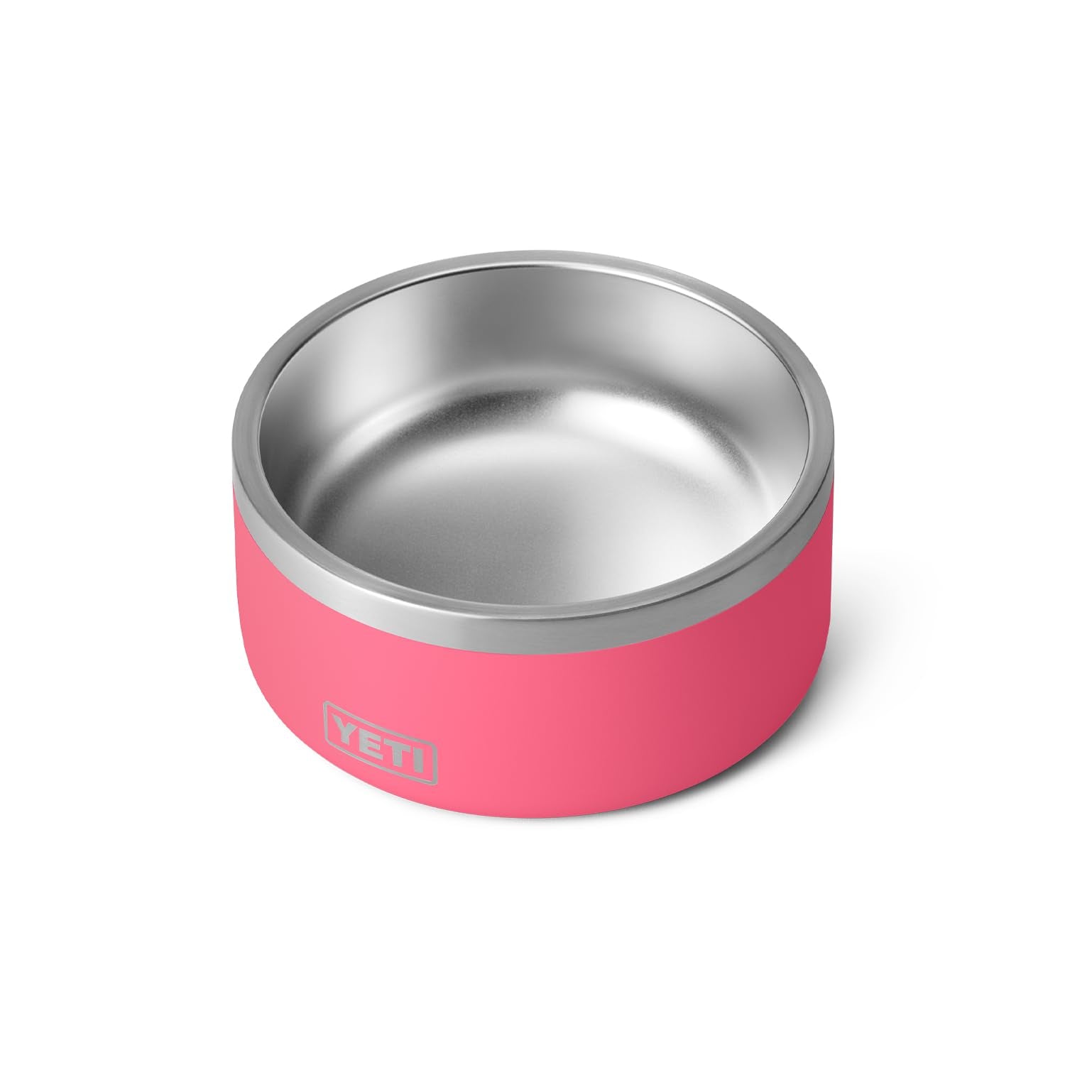 YETI Boomer 4 stainless steel exterior for durable daily use.