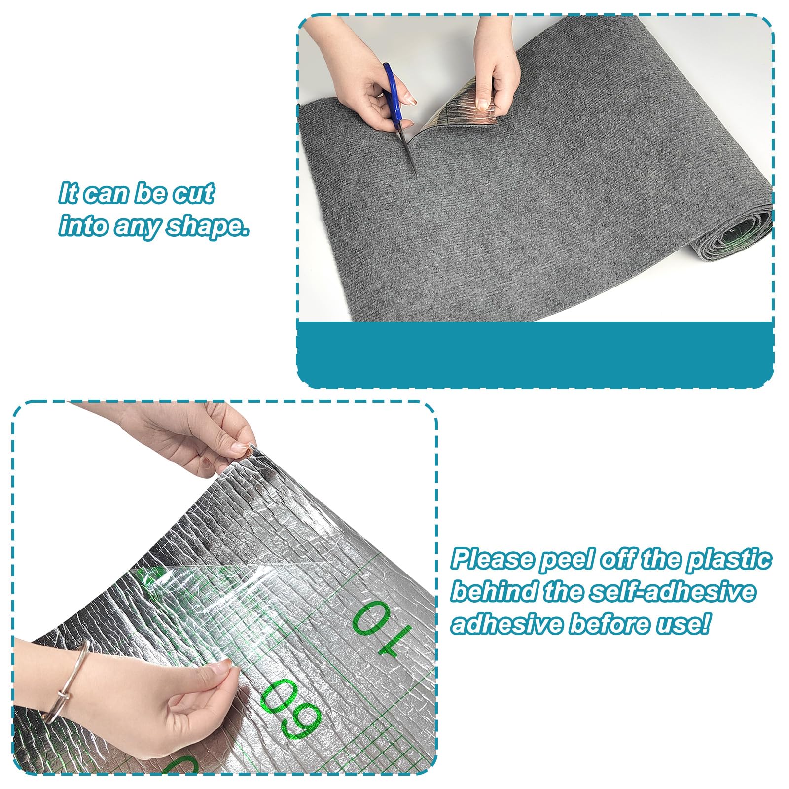YEXEXINM cut-to-fit scratch pad adapts to any surface.