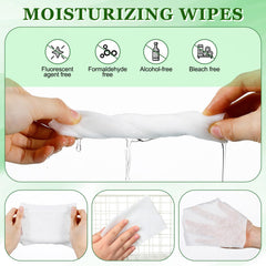 Yeyeplum soft non-woven wipe texture for gentle scrubbing.