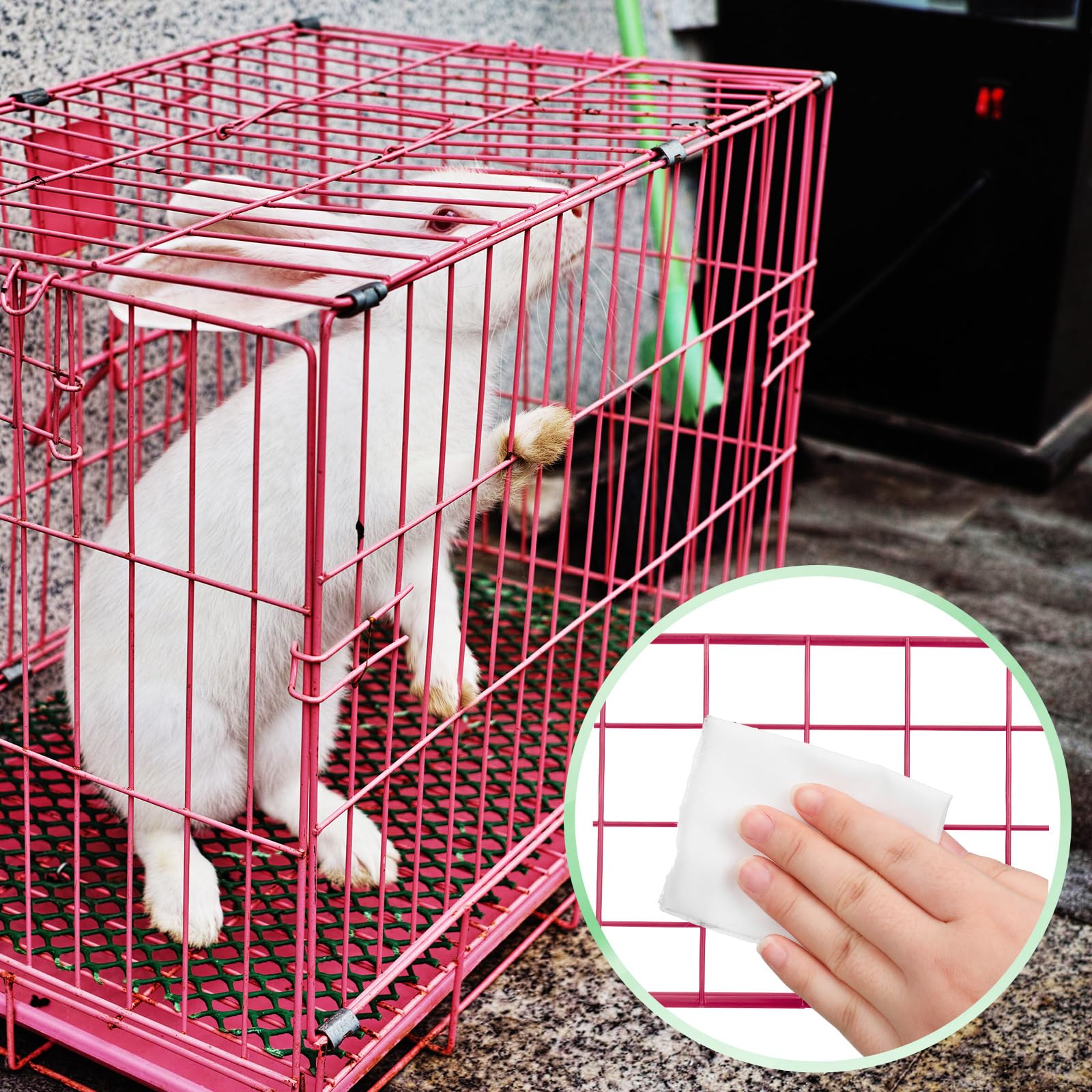 Yeyeplum 7.87 x 5.51 inch wipes designed for easy spot cleaning.