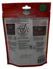 YFCACT apple-banana treats shown, ideal for rewarding playtime with your small pet.