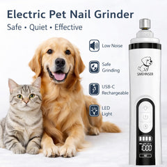 YFL dog nail grinder LED light aids safer nail trimming.