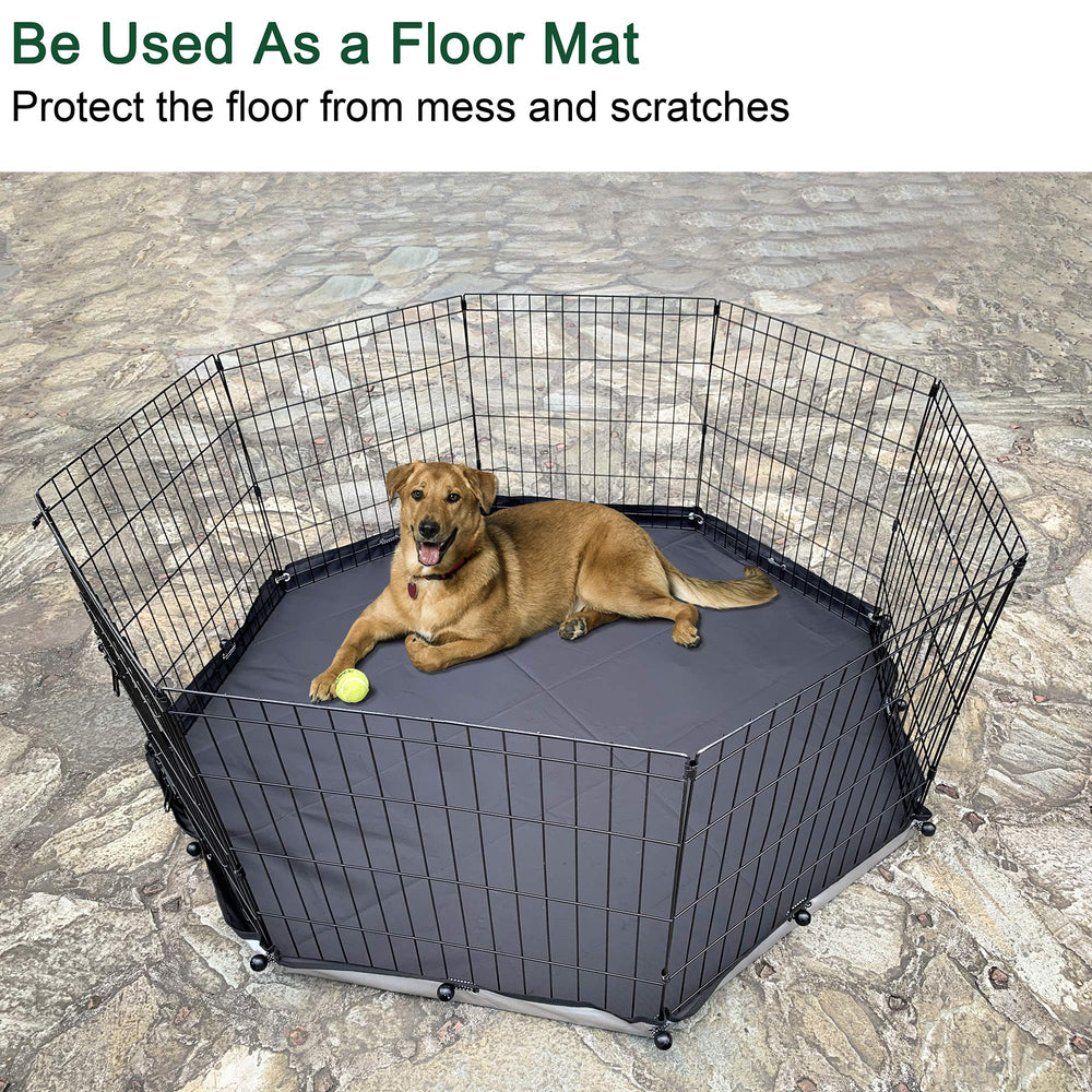 YGCASE cover doubles as floor mat protection indoors