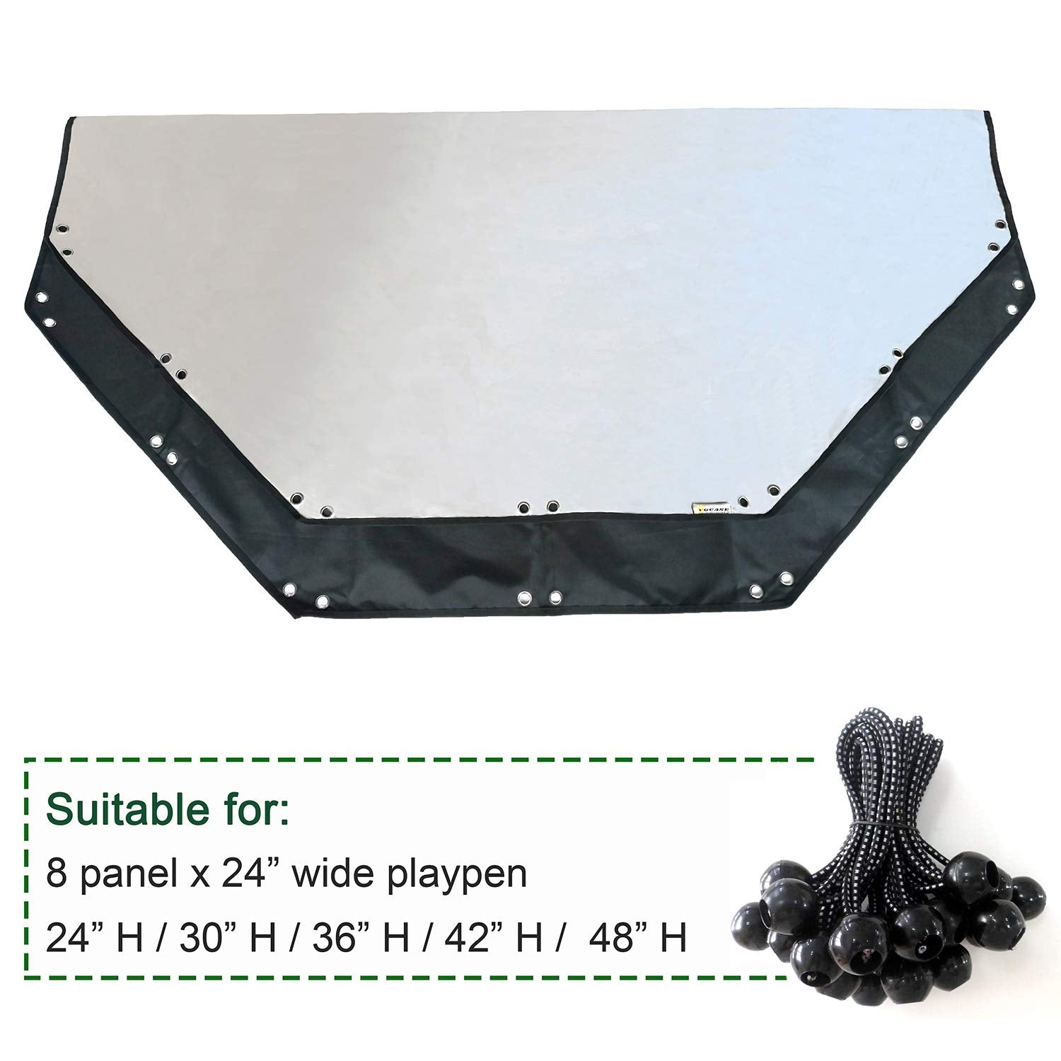 YGCASE UV-lined cover offers shade and cooler play area outside