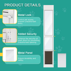 YGNNJY adjustable height range fits many sliding doors.