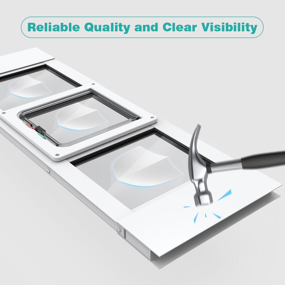 YGNNJY white-coated aluminum underscores durable scratch-resistant construction