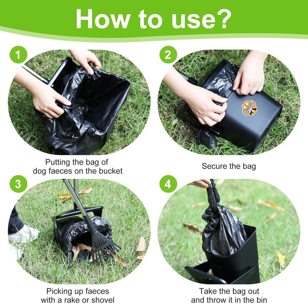 YGNNXRN pooper scooper extra-thick bags prevent tearing during disposal