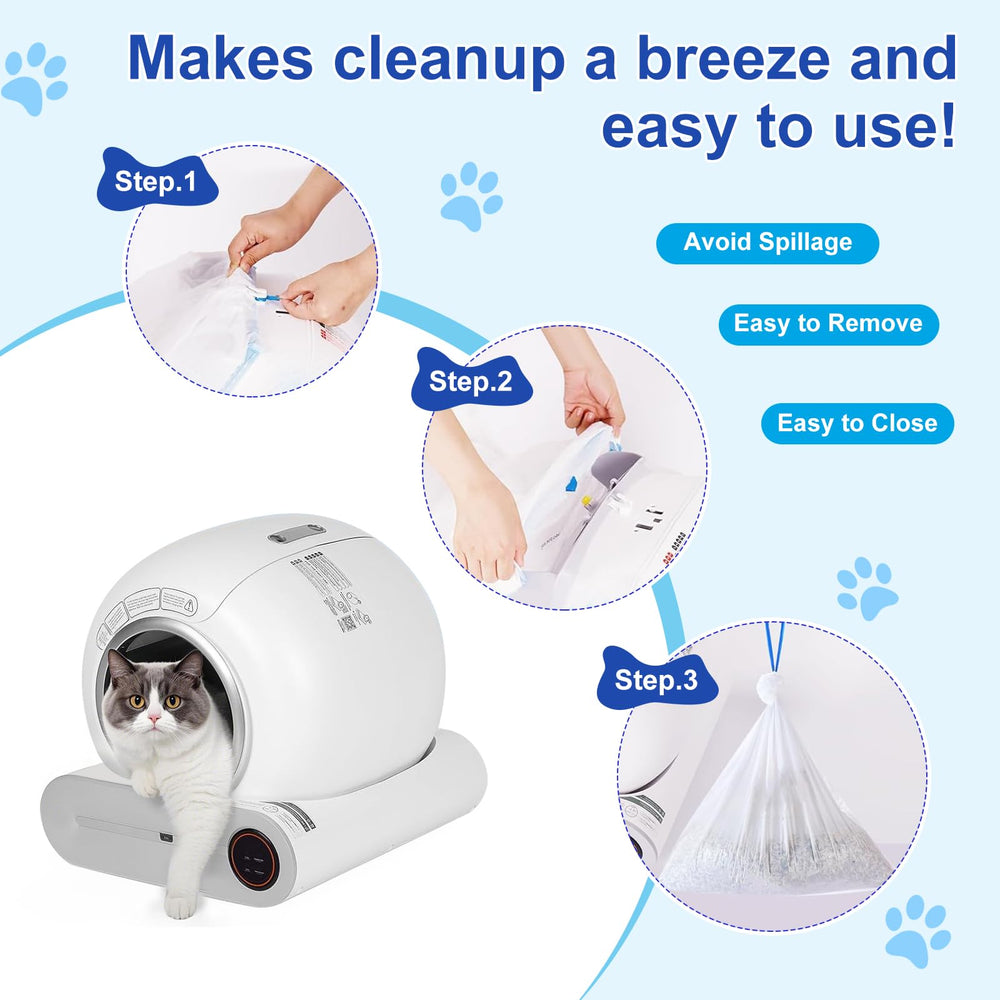 Yhwocd 18x20 inch liner fits standard litter boxes for easy cleanup